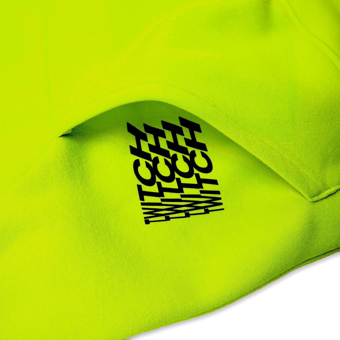 Twitch Hoodie Sweatshirt Green hooded with Print on Both Sides - Massive Discounts
