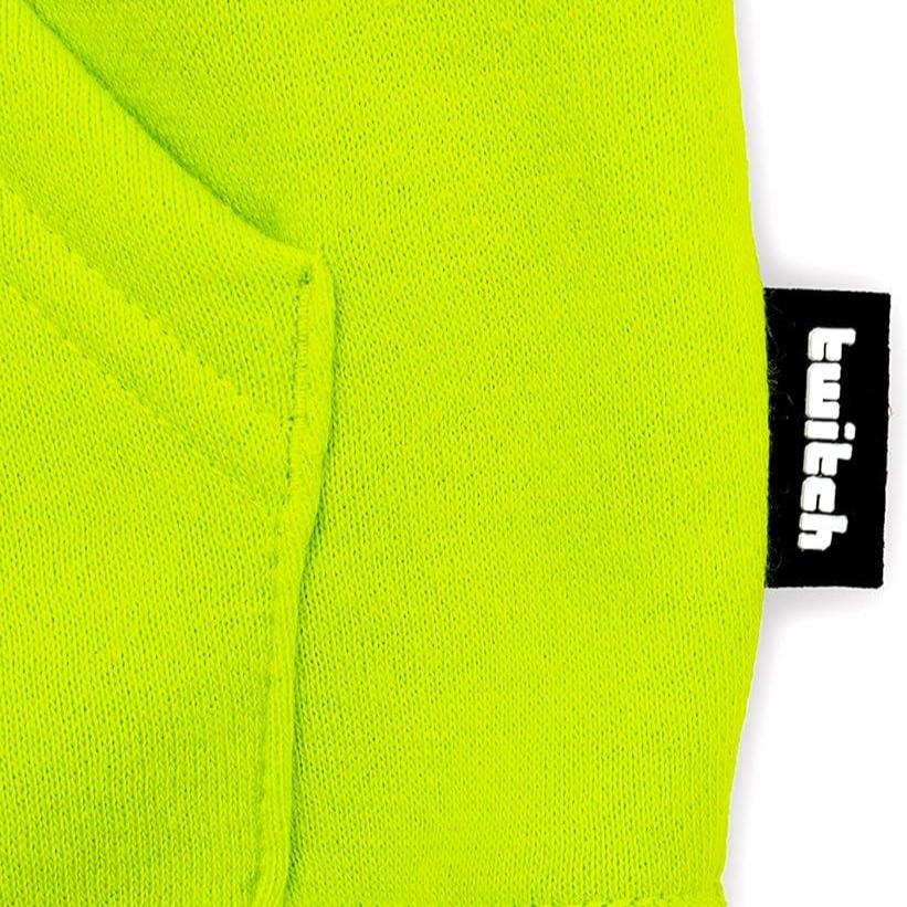 Twitch Hoodie Sweatshirt Green hooded with Print on Both Sides - Massive Discounts
