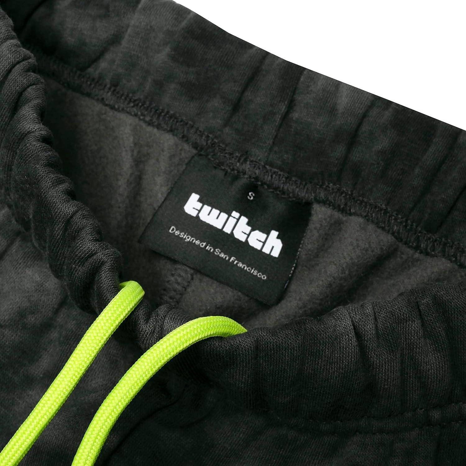 Twitch Jogger Sweatpants Black Wash Trousers With Pockets Pants - Massive Discounts
