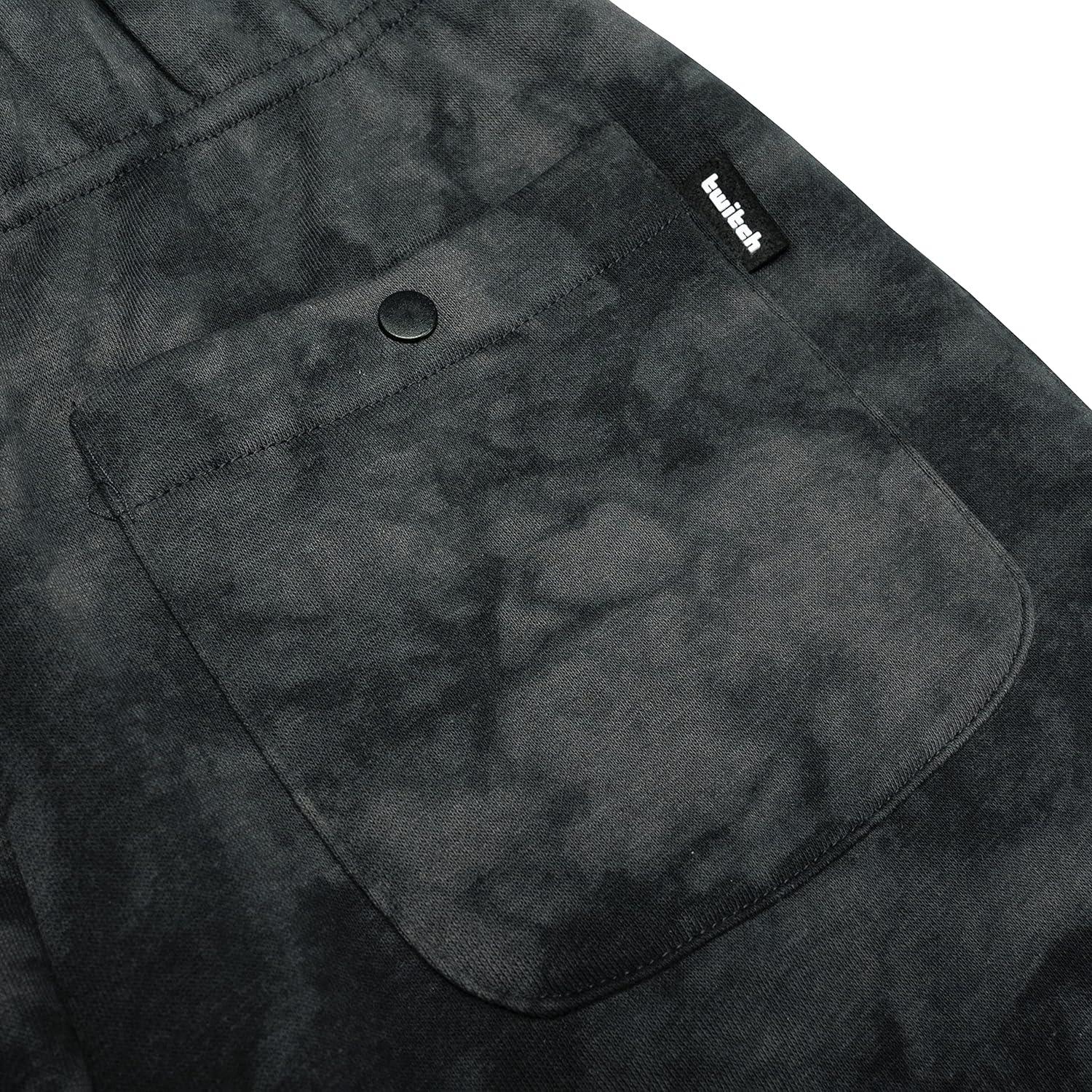 Twitch Jogger Sweatpants Black Wash Trousers With Pockets Pants - Massive Discounts