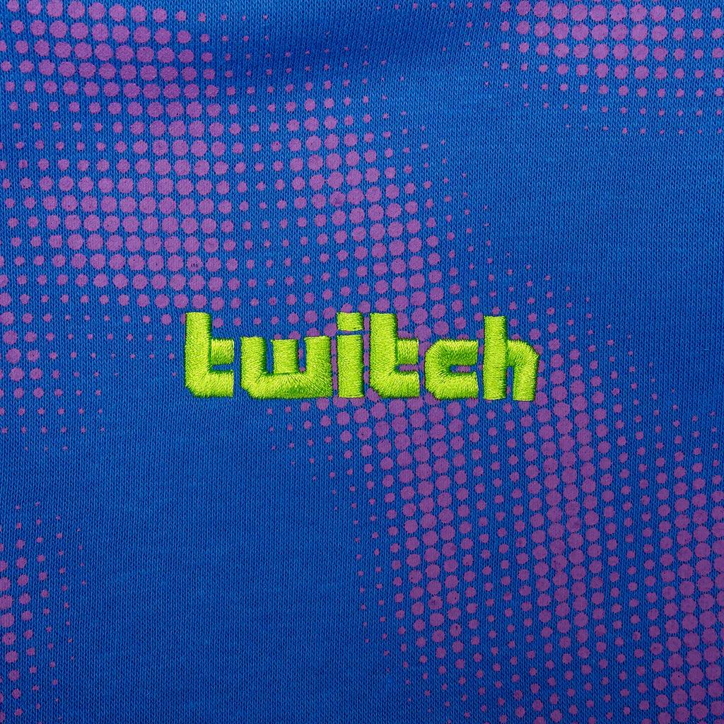 Twitch Printed Hoodie Sweatshirt - Blue Unisex Regular Fit - Massive Discounts
