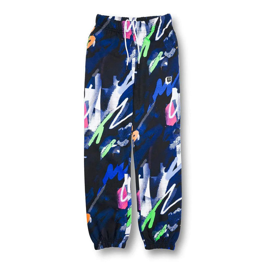 Twitch Printed Jogger Sweatpants - Trousers Multicolor Black 2XL - Massive Discounts