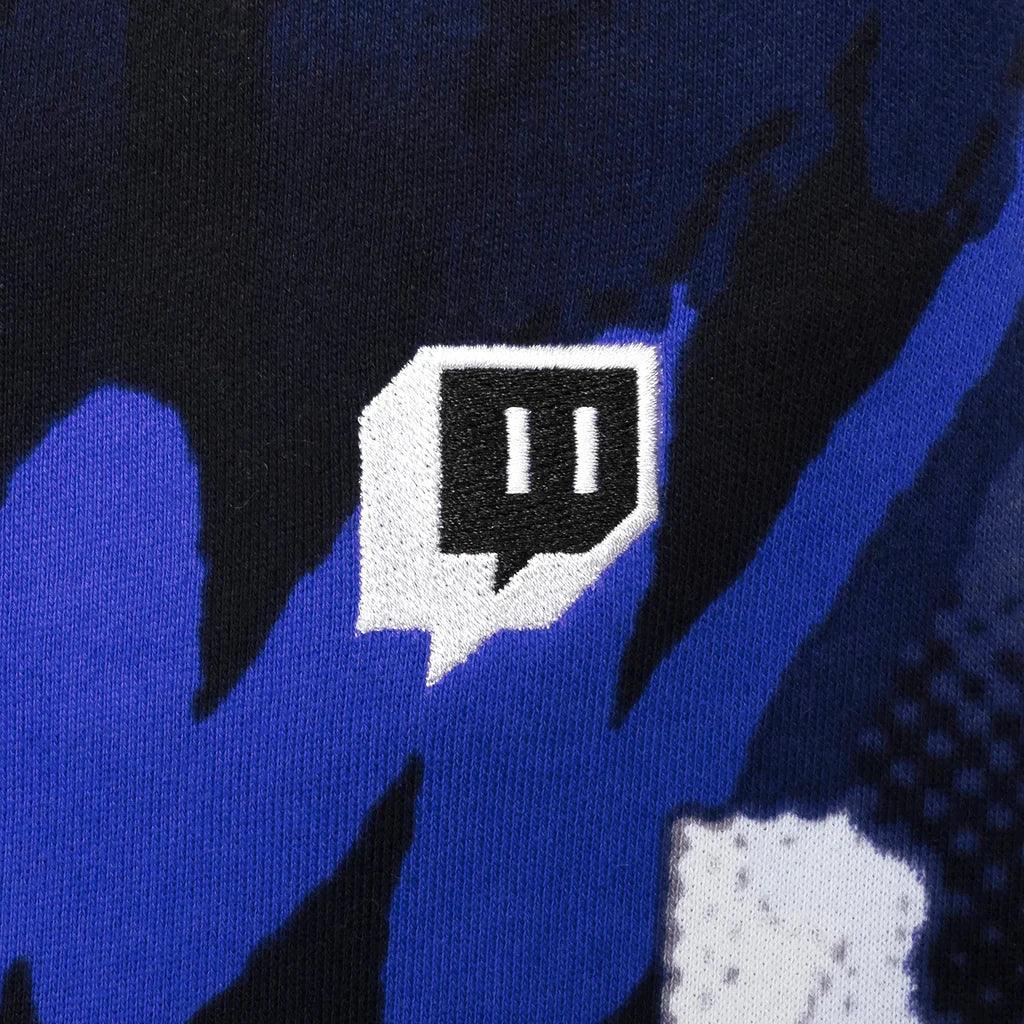 Twitch Printed Jogger Sweatpants - Trousers Multicolor Black 2XL - Massive Discounts