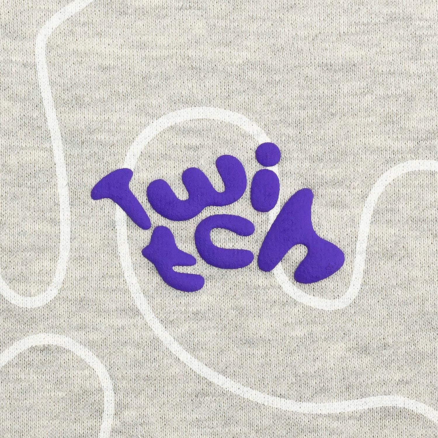 Twitch Zip Up Hoodie Gray, Full-Zip Hooded Sweatshirt, Top Hoodie - Massive Discounts