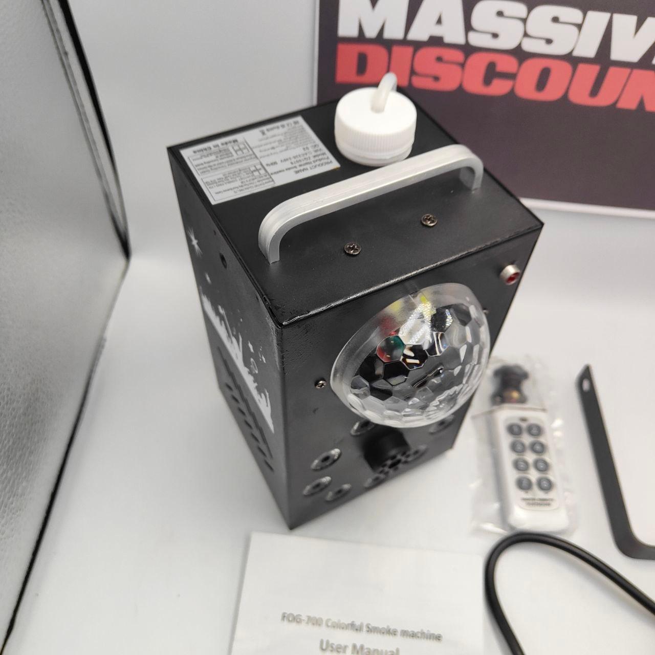 Fog Machine UKing 700W with 9 RGB LED and Disco Ball Lights - Massive Discounts