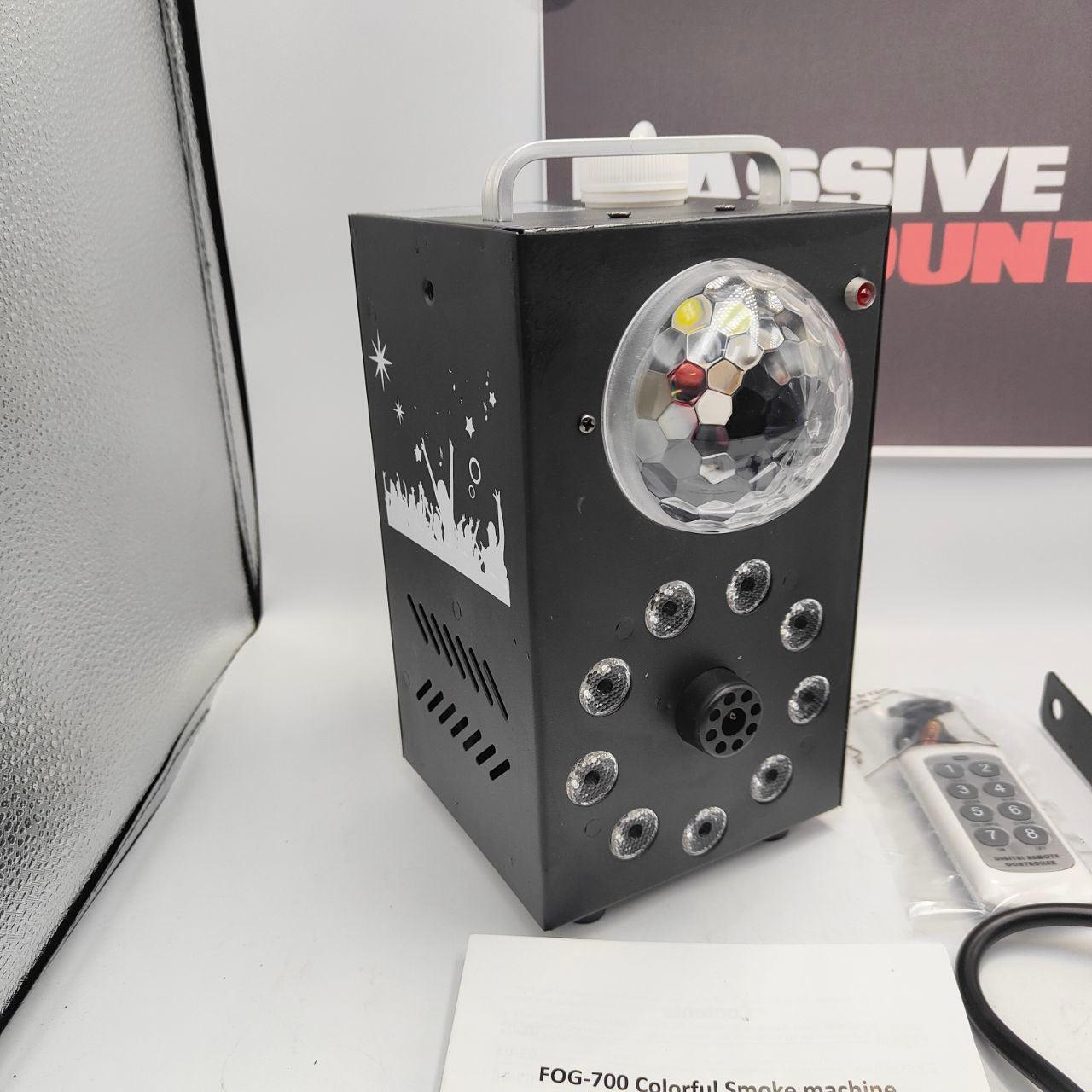 Fog Machine UKing 700W with 9 RGB LED and Disco Ball Lights - Massive Discounts