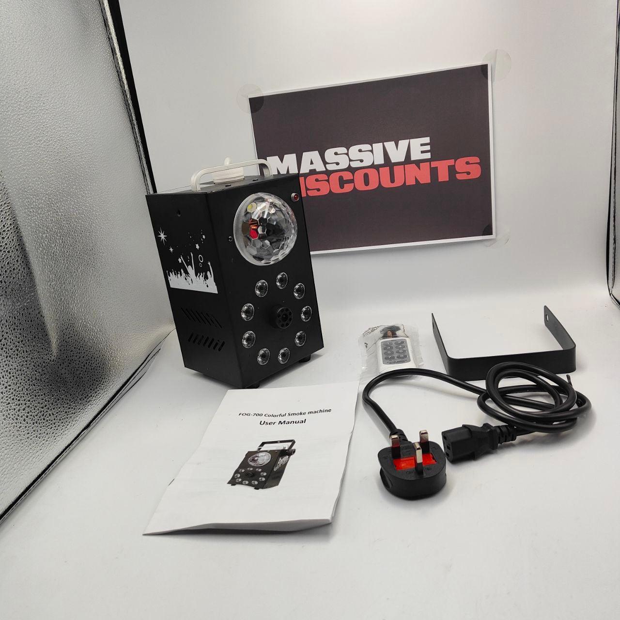 Fog Machine UKing 700W with 9 RGB LED and Disco Ball Lights - Massive Discounts