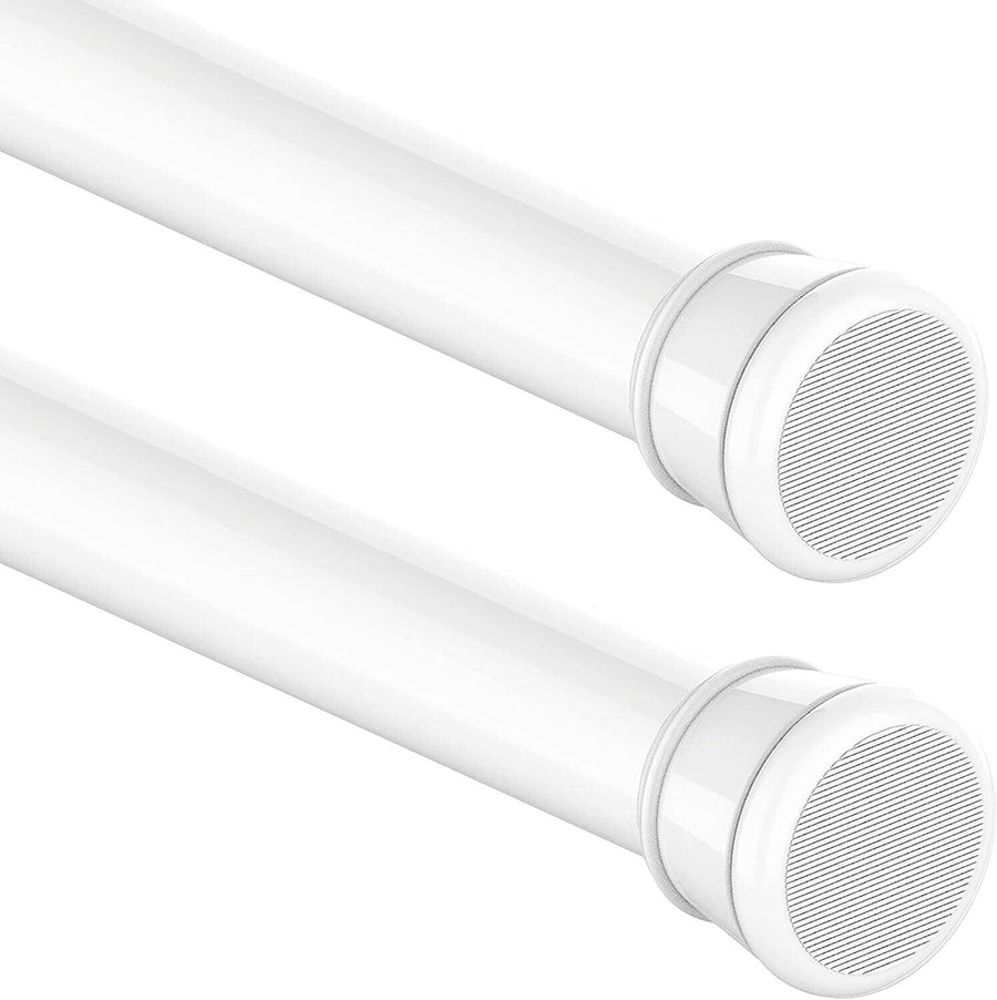 2PCS Windows / Shower Curtain Poles No Screws Extendable 50-80cm - Massive Discounts