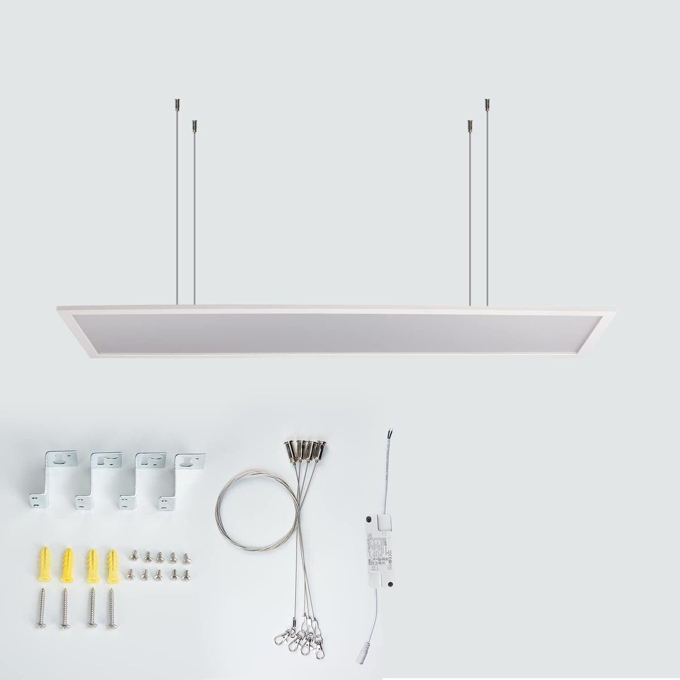 LED Panel Ceiling Light 36W 4320 Lm Warm White Studio 100x25cm - Massive Discounts