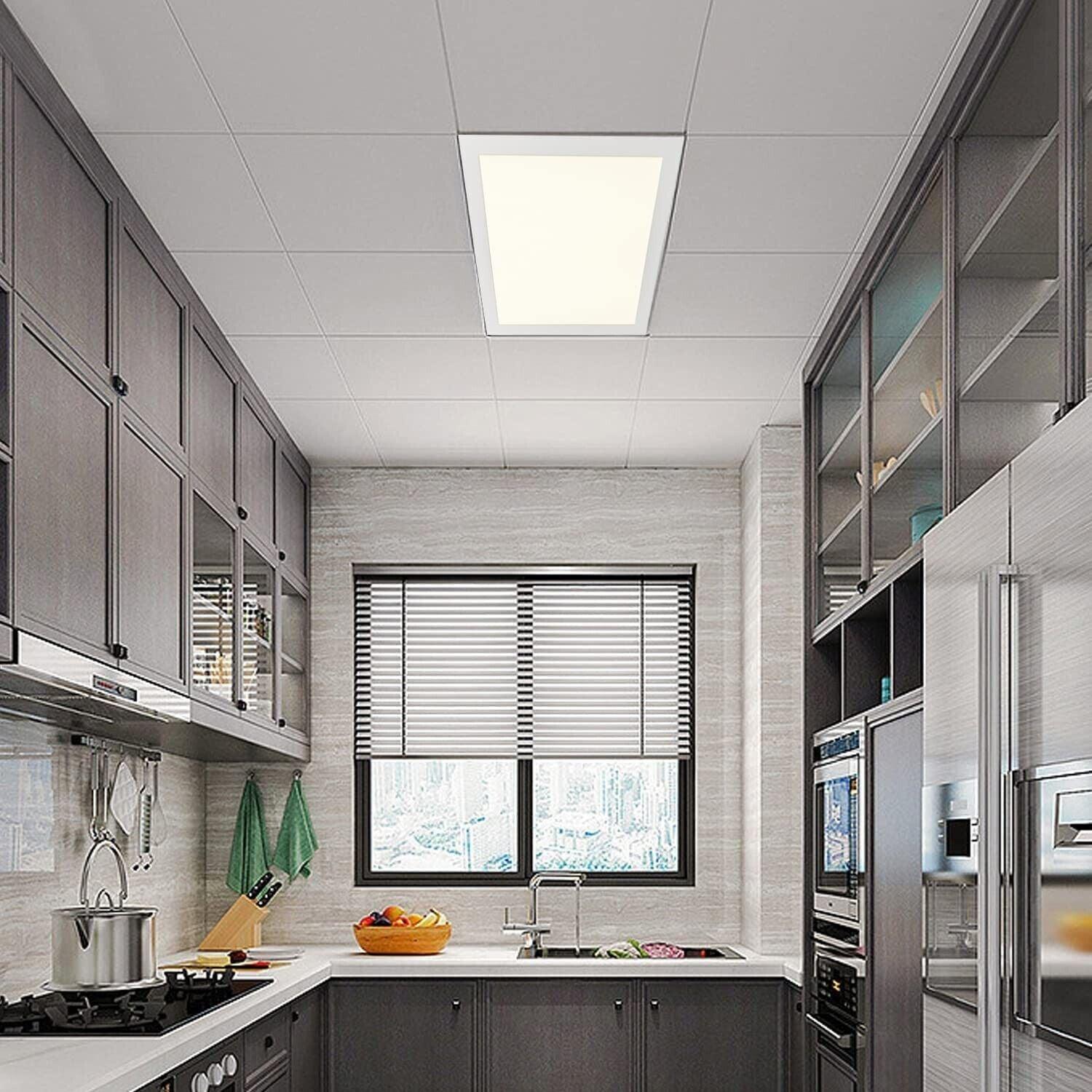 LED Panel Ceiling Light 36W 4320 Lm Warm White Studio 100x25cm - Massive Discounts