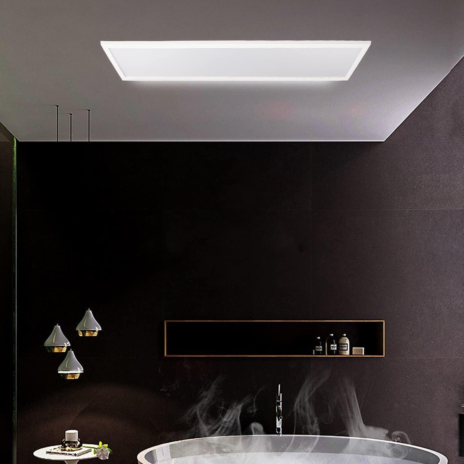 LED Panel Ceiling Light 36W 4320 Lm Warm White Studio 100x25cm - Massive Discounts