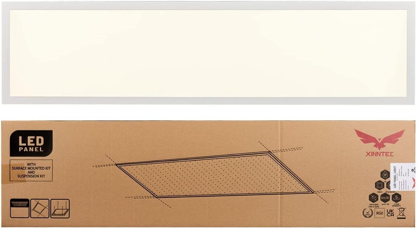 LED Panel Ceiling Light 36W 4320 Lm Warm White Studio 100x25cm - Massive Discounts