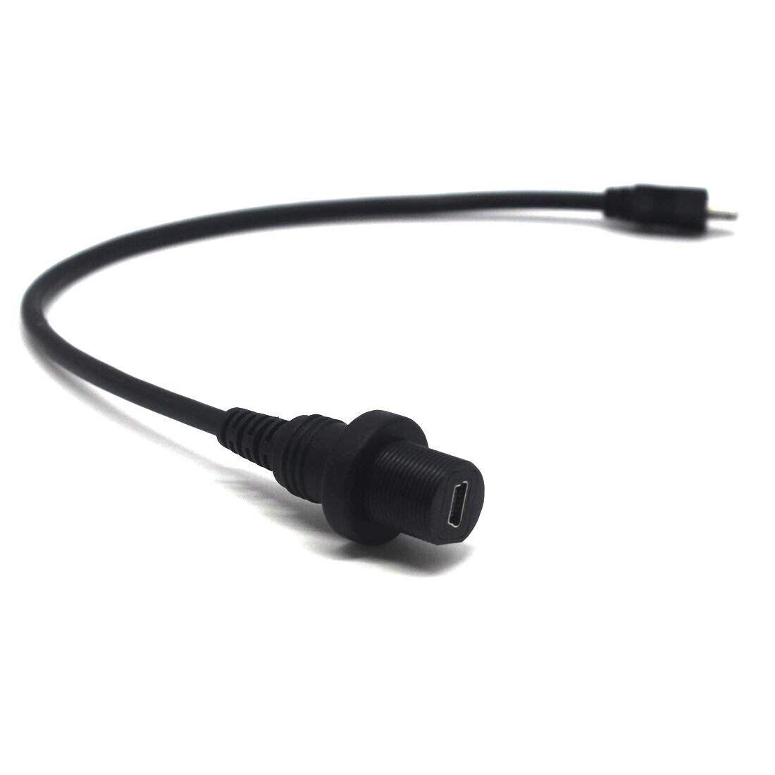 Mini USB Mount Extension Dash Flush Cable Male to Female AUX Extension - Massive Discounts
