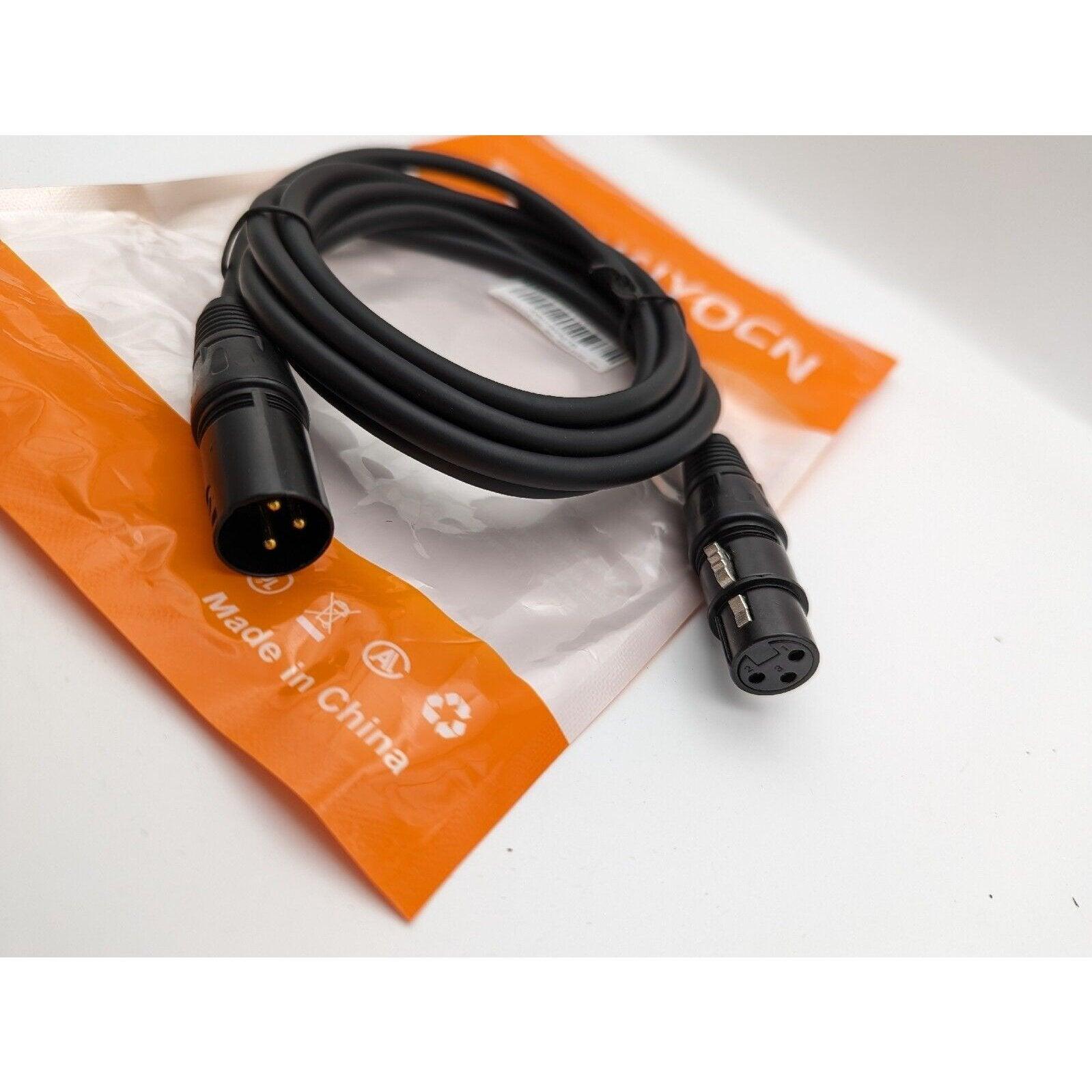 XLR Microphone Cable 6FT Balanced 3 Pin XLR Male to Female - Massive Discounts