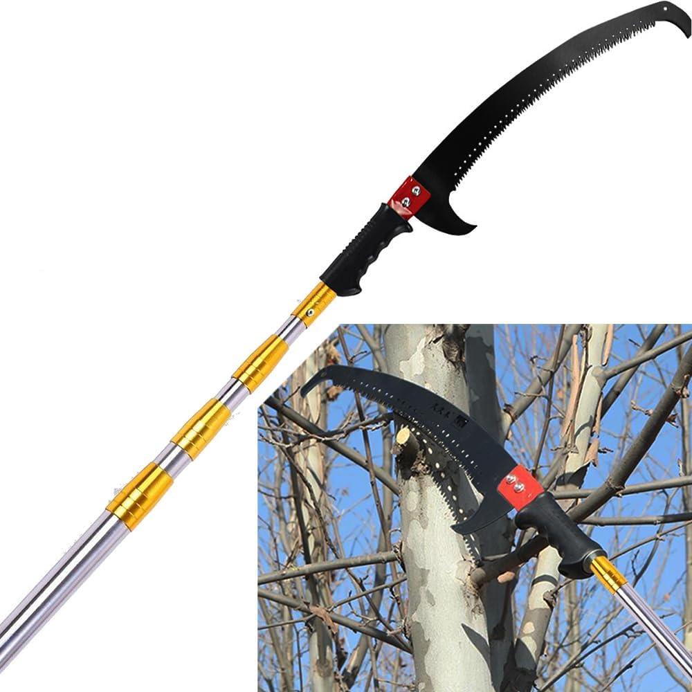 15ft Long Reach Tree Pruner: Telescopic Pole Saw for Tree Lopping - Massive Discounts