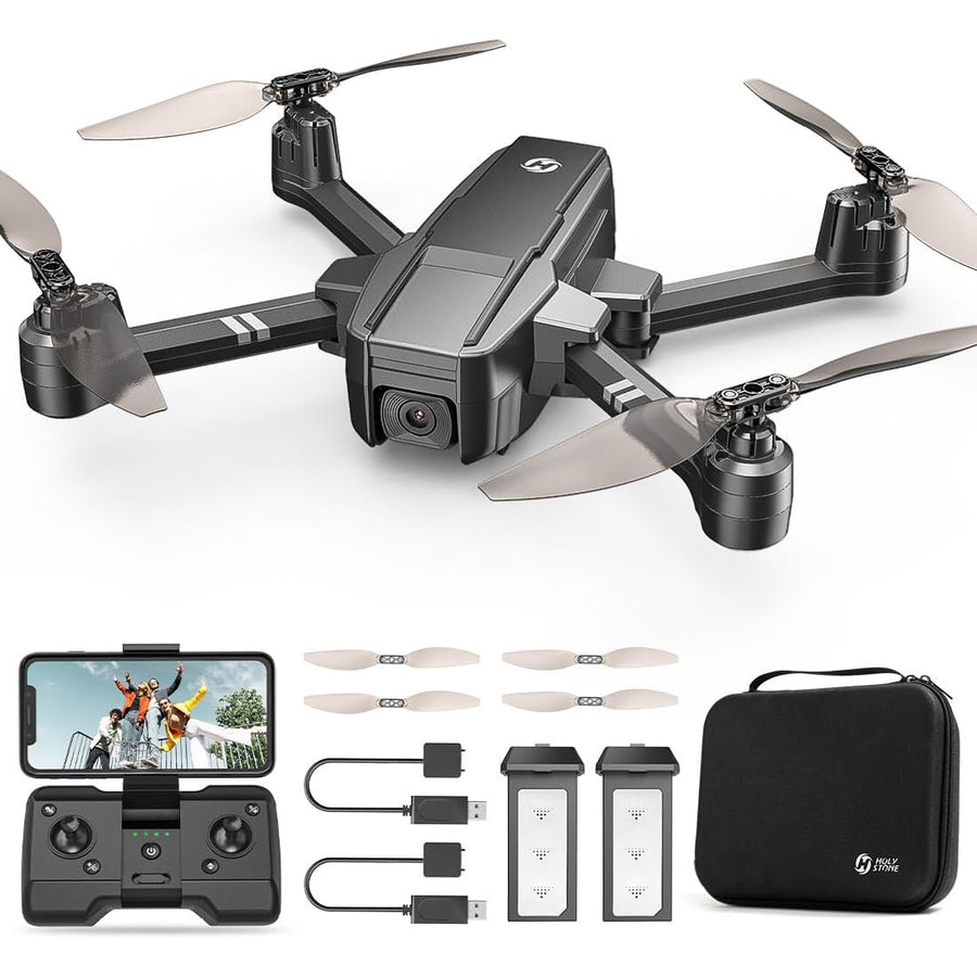Holy Stone HS440 Foldable Drone, 1080P Camera, 40 Min Flight, Voice Control