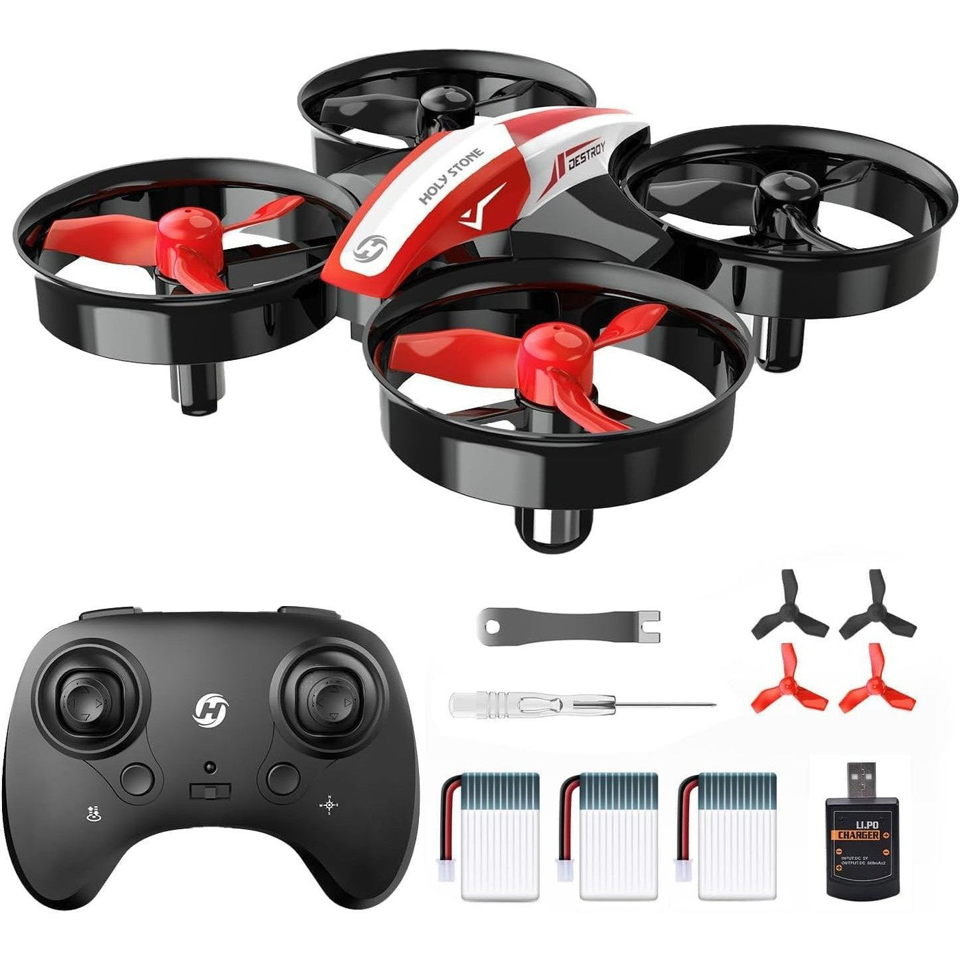 Holy Stone HS210 Kids Mini Drone, Indoor/Outdoor RC Toy, Auto Hover, 3D Flip