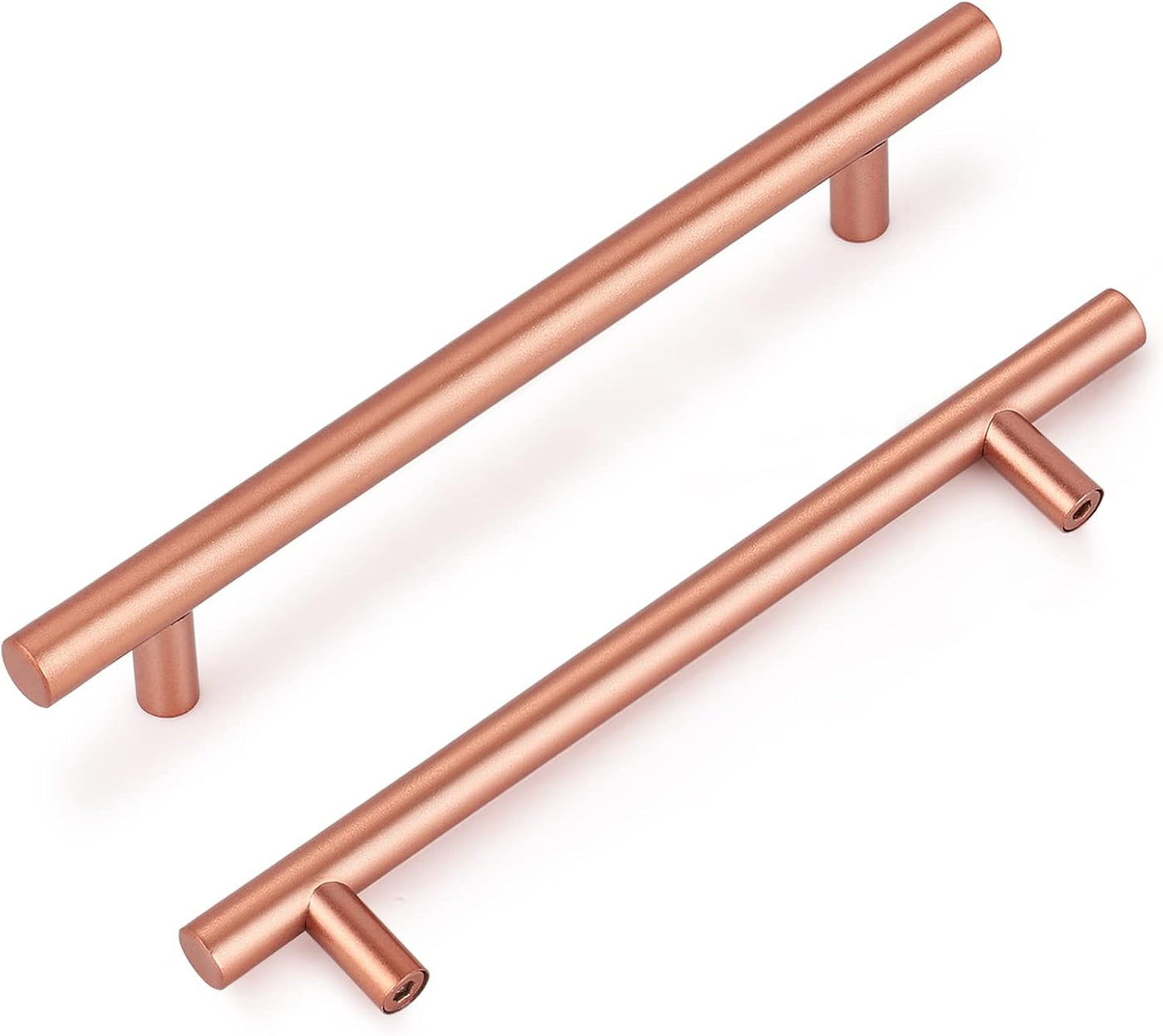 Probrico 20 Pack 192mm Copper Kitchen Cabinet Handles - Rose Gold Stainless Steel