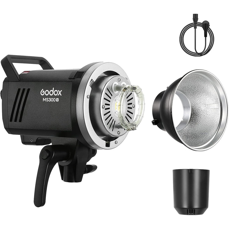 Godox MS300-V Compact 300W Studio Flash, 2.4G, GN58, Bowens Mount, 5600K