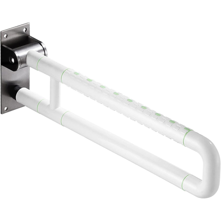 Flip Up Handicap Grab Bars for Bathroom 23.6'' Non-Slip Glows, Night Wall-Mount - Massive Discounts