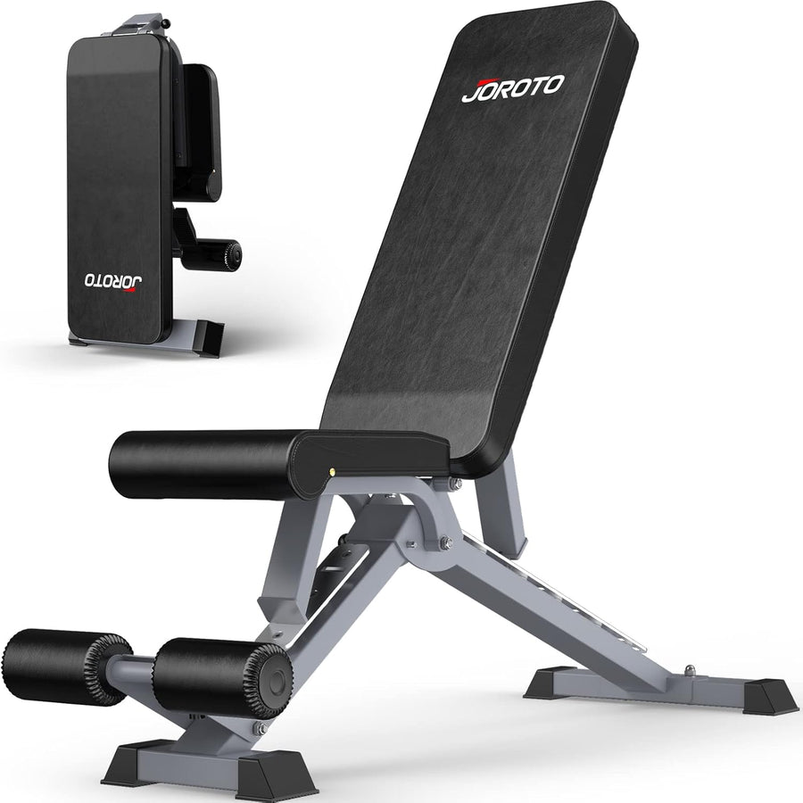 JOROTO MD60 Adjustable Weight Bench - 800lbs Capacity for Full Body Workouts - Massive Discounts