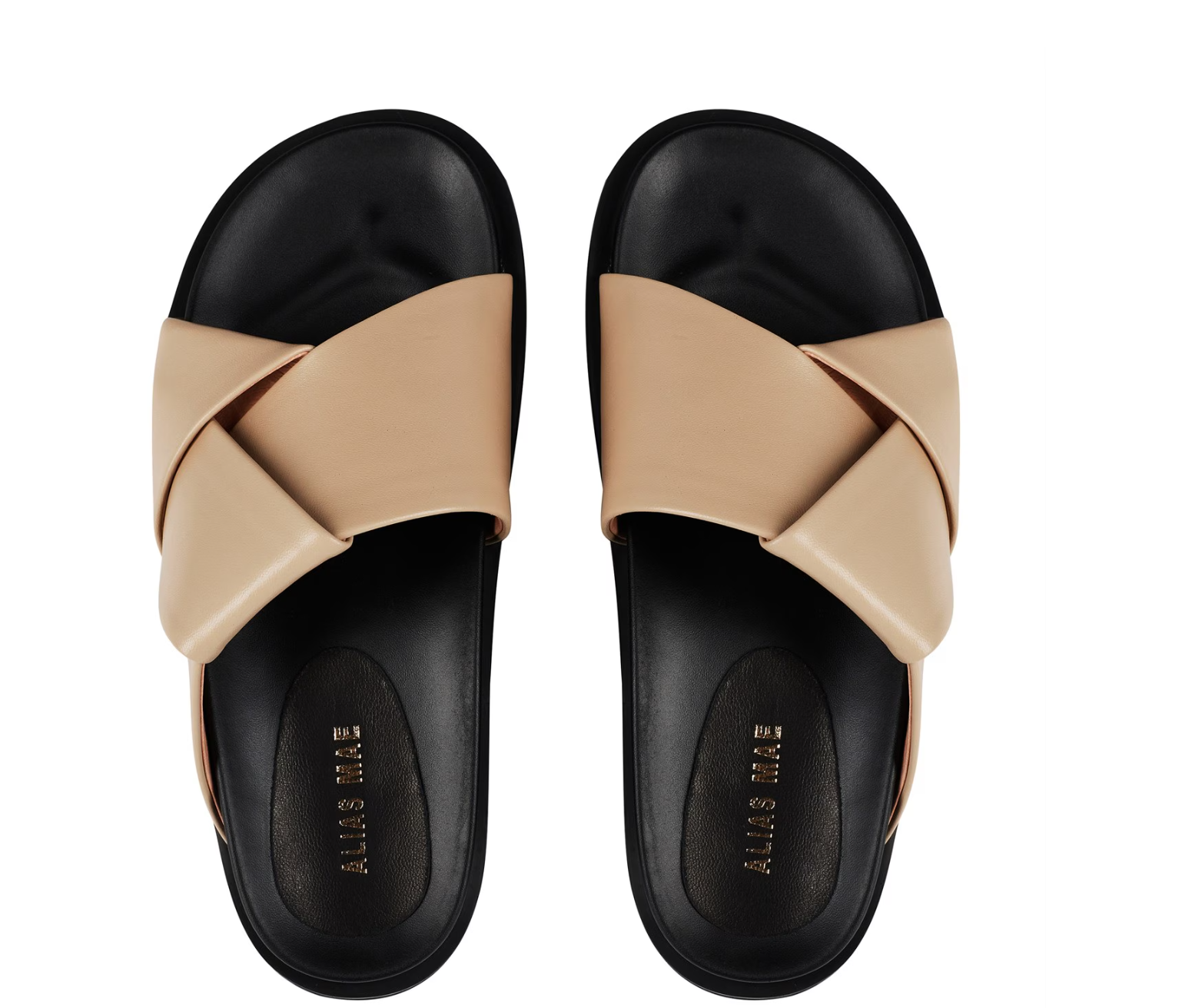 Alias Mae Solaris Leather Slide Sandals Slip-On UK 7/ EU 40