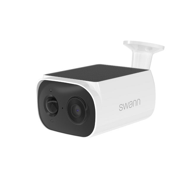 Swann security camera on a white background