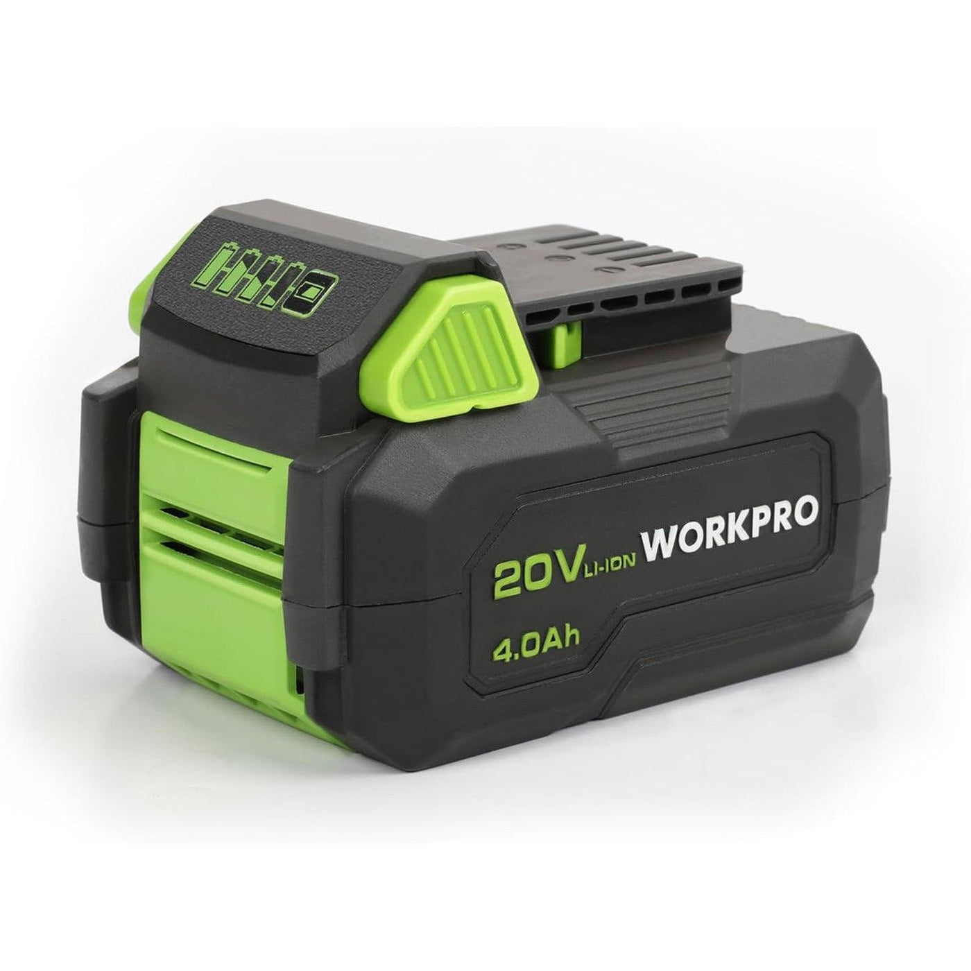 WORKPRO 20V 4.0Ah Lithium-ion Battery with Power Indicator for Cordless Tools