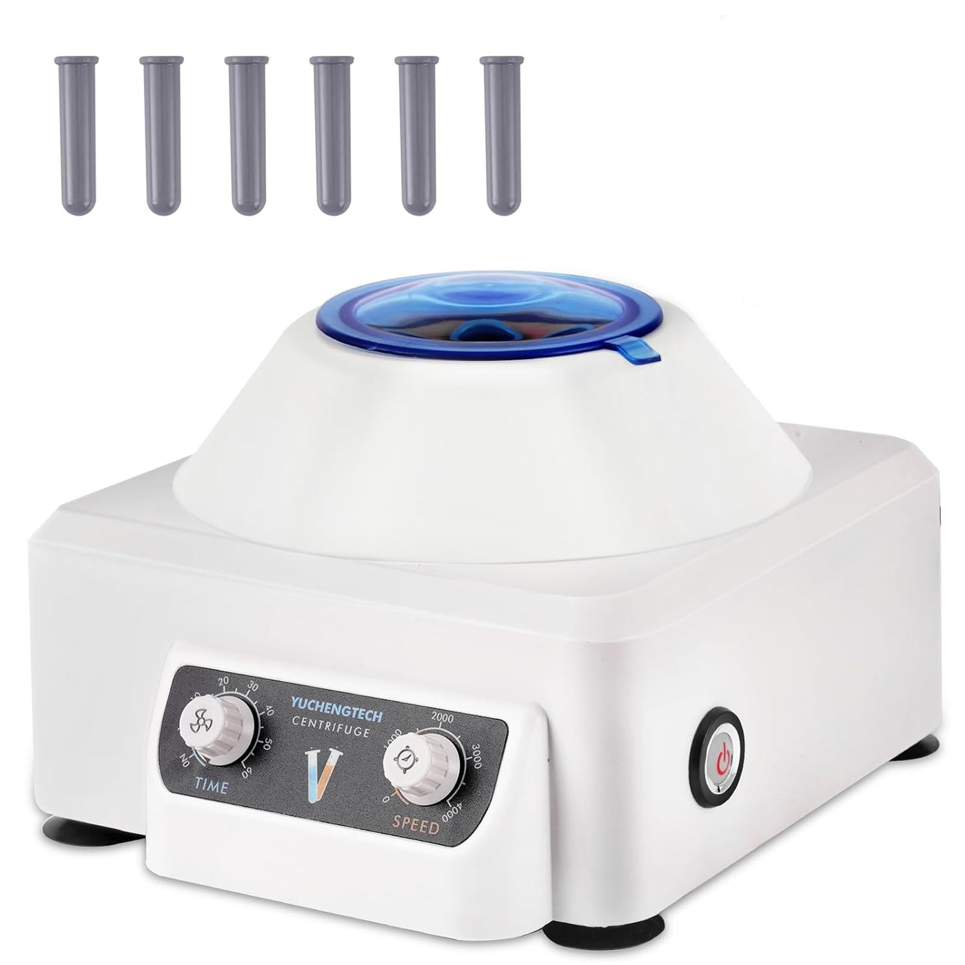 6x10ml Lab Centrifuge Machine, 4000RPM, Timer 0-60min, 220V for Research - Massive Discounts