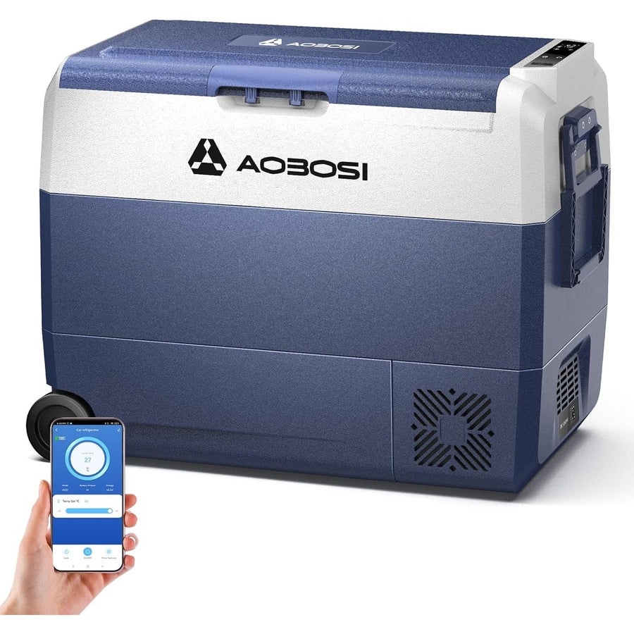 AOBOSI 60L Car Fridge, Single Zone, -20°C to 20°C, Portable Freezer WiFi Control - Massive Discounts