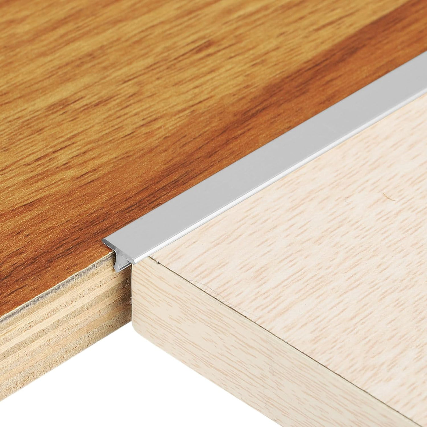 Floor Transition Strips Aluminium 3pcs 2.9ft Vinyl Laminate Trim Silver