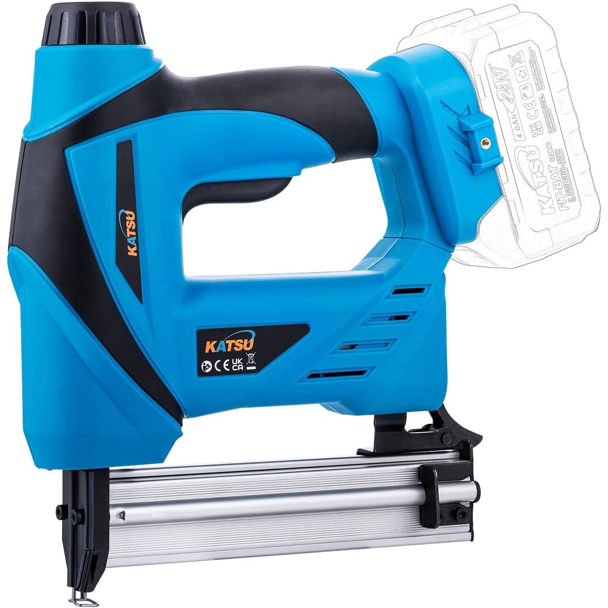 KATSU 21V Cordless Nail Gun 2-in-1 Nailer & Stapler for Carpentry - Massive Discounts