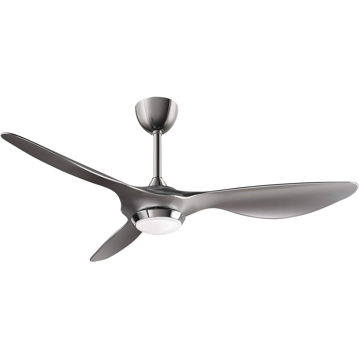 Reiga 132CM Silver Smart Ceiling Fan with LED Light App & Voice Control DC Motor - Massive Discounts