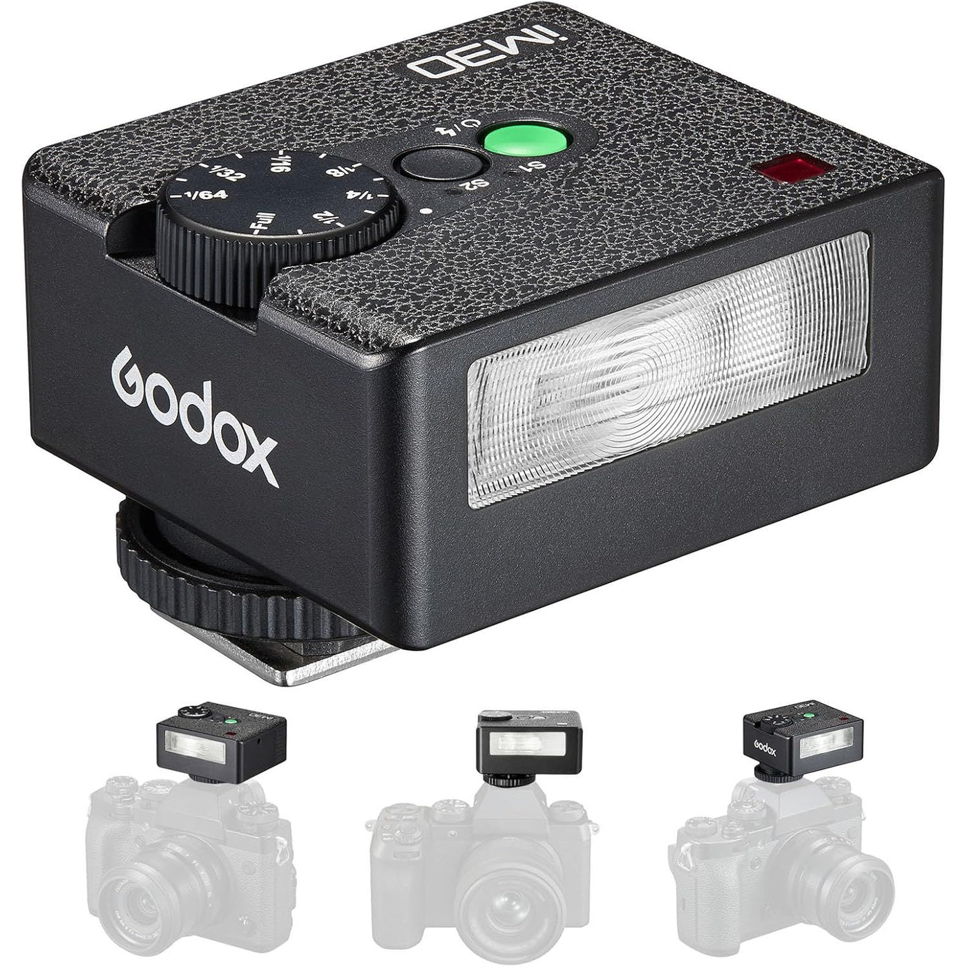 Godox iM30 Mini Camera Flash GN15 Optical Control for Canon Sony Fuji Nikon
