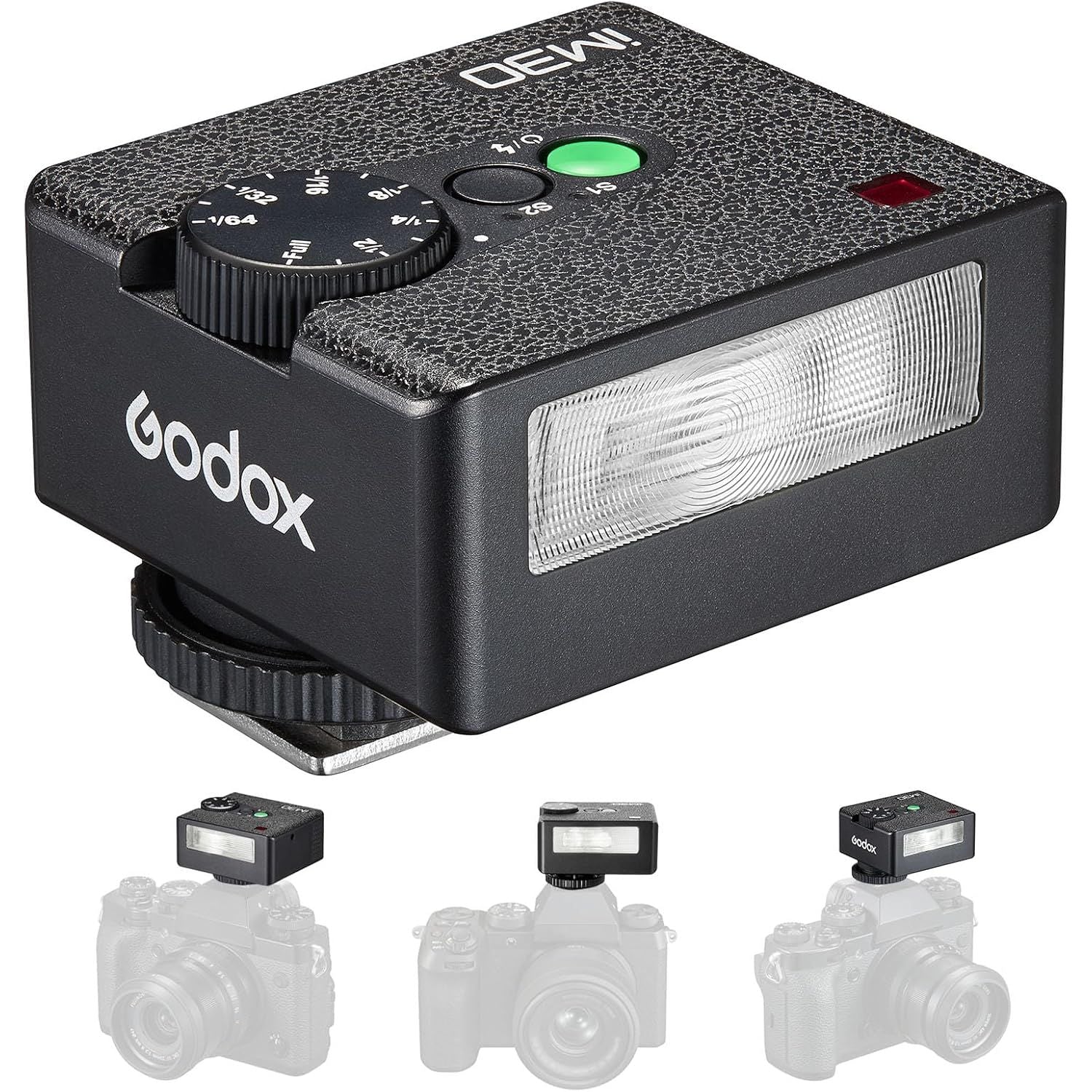 Godox iM30 Mini Camera Flash GN15 Optical Control for Canon Sony Fuji Nikon