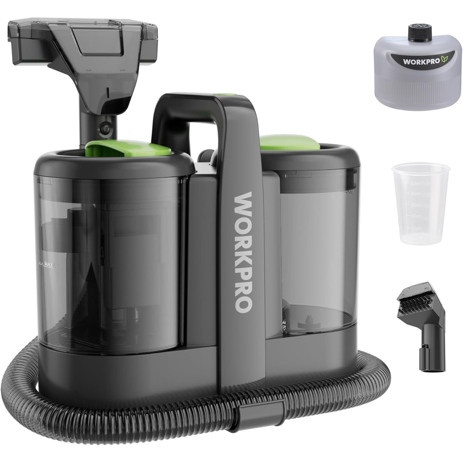 WORKPRO Portable 450W Spot Cleaner for Carpet, Upholstery & Car