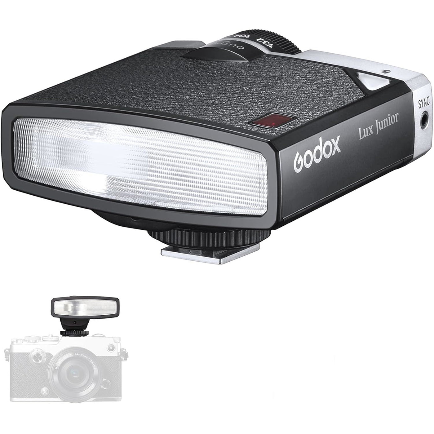 Godox Lux Junior Retro Camera Flash 6000K±200K Compatible Canon Nikon