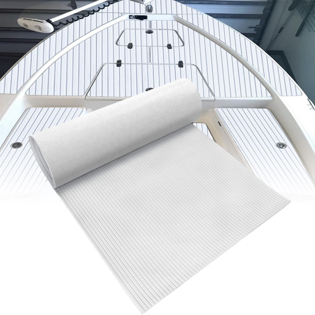 Boat Deck Flooring EVA Foam Non Slip Self Adhesive Camo Kayak Yacht 240x115CM