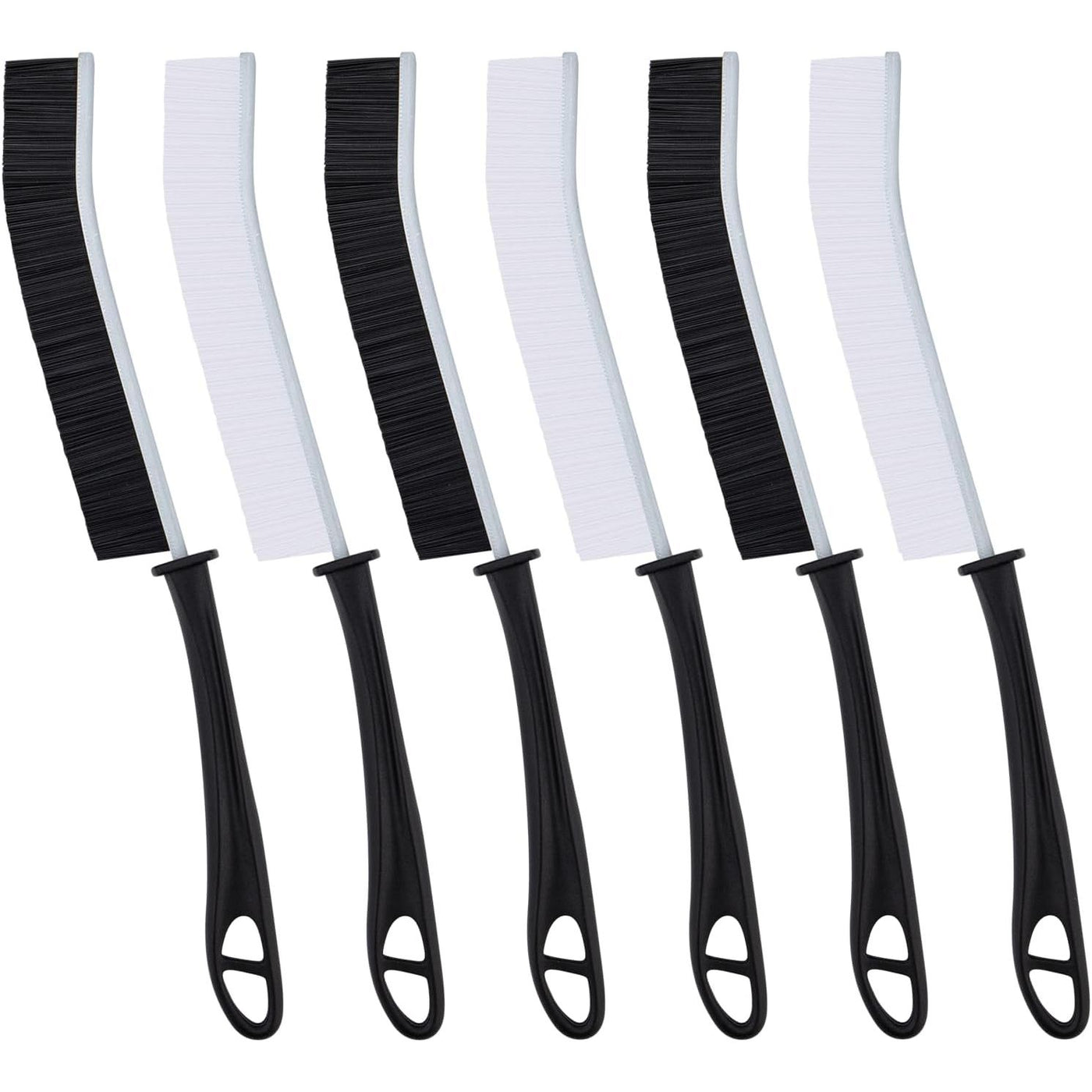 Crevice Cleaning Brush Set Hard Bristle for Grout Kitchen Bathroom 6pcs FOOGWEE