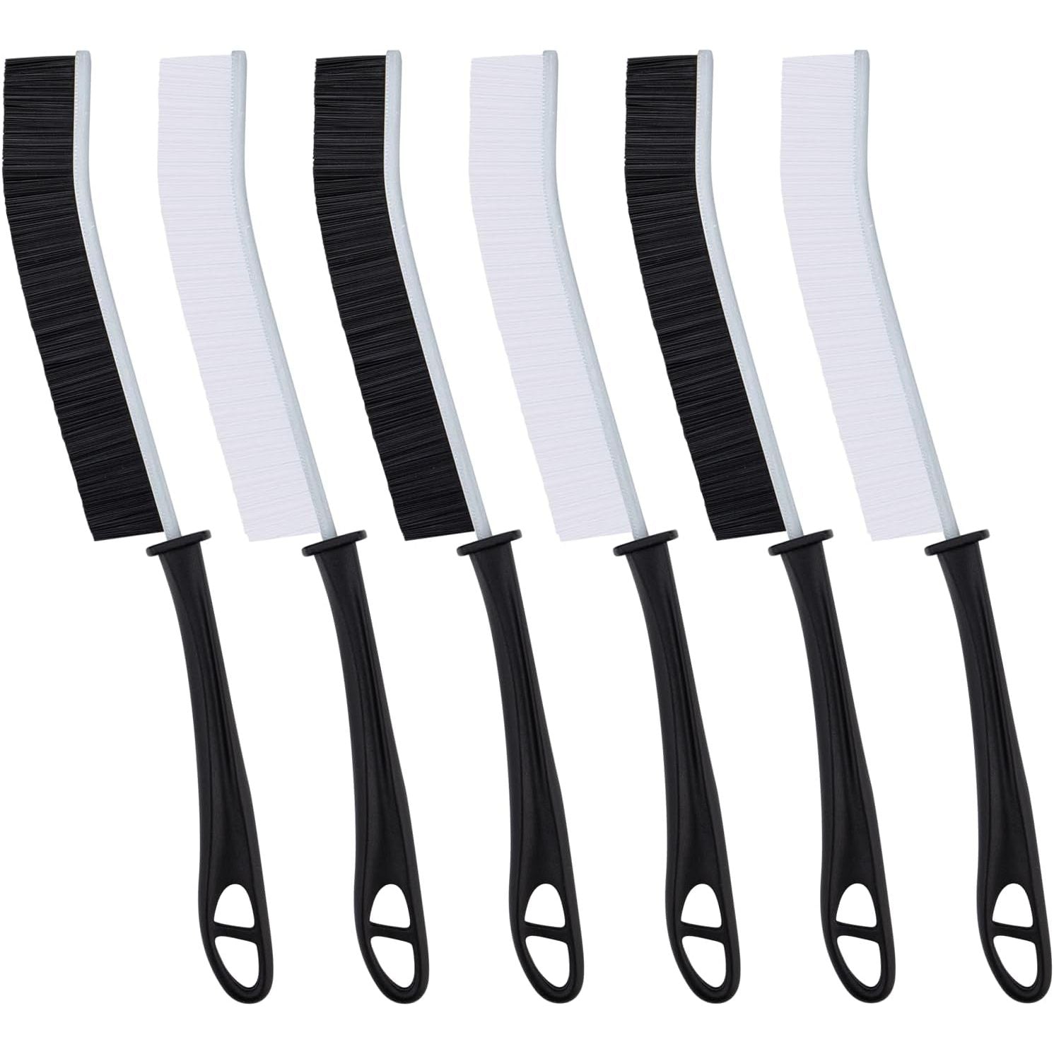 Crevice Cleaning Brush Set Hard Bristle for Grout Kitchen Bathroom 6pcs FOOGWEE