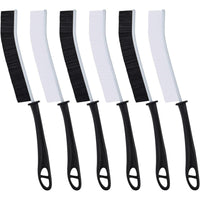 Crevice Cleaning Brush Set Hard Bristle for Grout Kitchen Bathroom 6pcs FOOGWEE