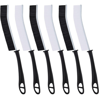 Crevice Cleaning Brush Set Hard Bristle for Grout Kitchen Bathroom 6pcs FOOGWEE