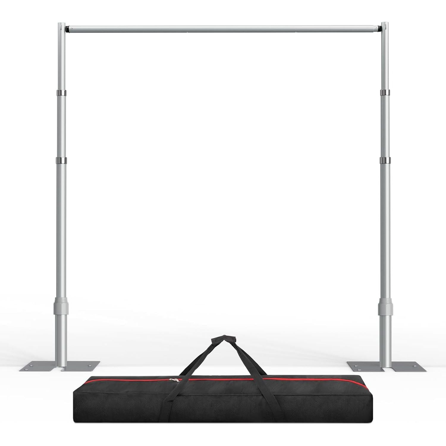 EMART 3x3m Pipe & Drape Backdrop Stand – Heavy Duty Frame for Events, Silver