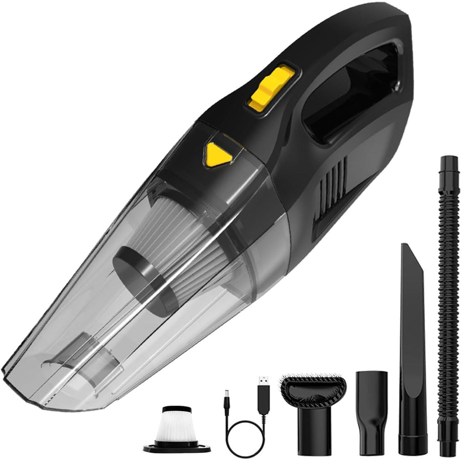 YuFek 120W Cordless Handheld Vacuum Cleaner 7000Pa Suction, Rechargeable 4400mAh