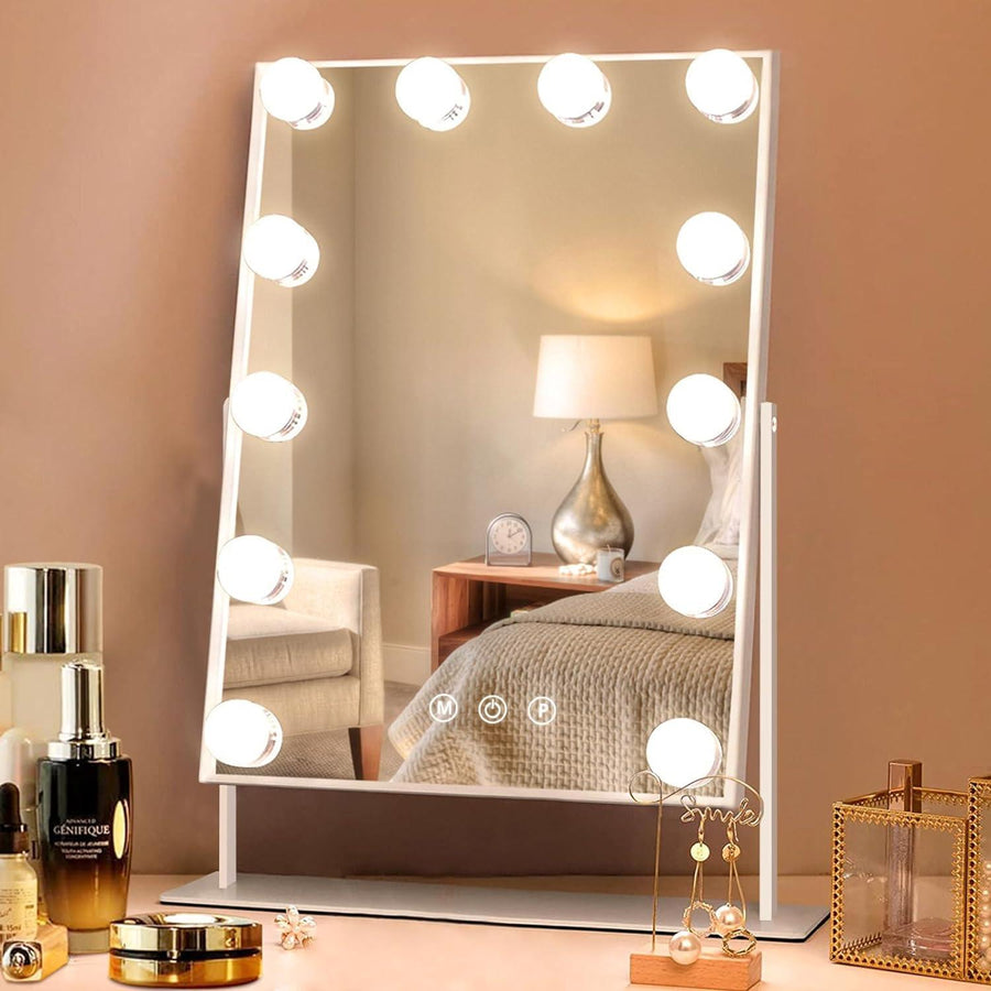 Hansong Hollywood Vanity Mirror with Lights 12 Dimmable LED Bulbs - Massive Discounts