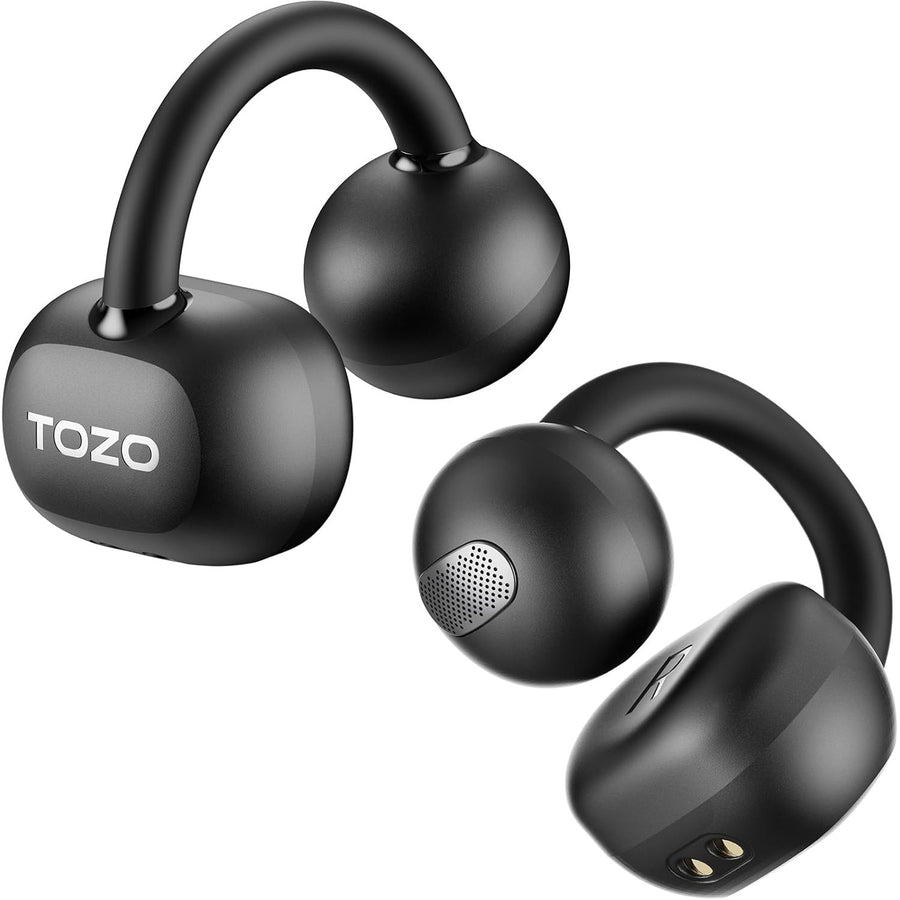 Open Ear Headphones Clip On Wireless Earbuds 40H Playtime Bluetooth TOZO