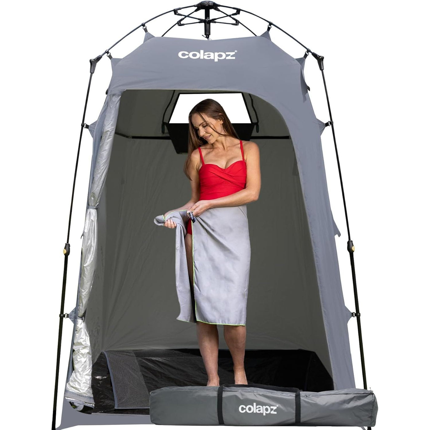 Colapz Camping Shower & Toilet Tent Portable Privacy Shelter for Beach/ Outdoors