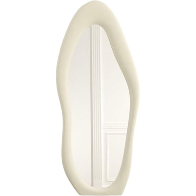 Wavy Full Length Mirror 168x68cm Floor Standing Arched Asymmetrical CEIEVER