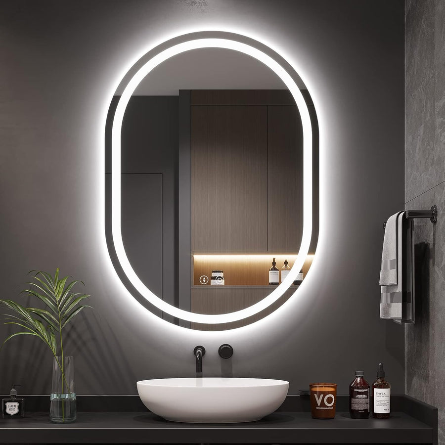 Oval LED Bathroom Mirror