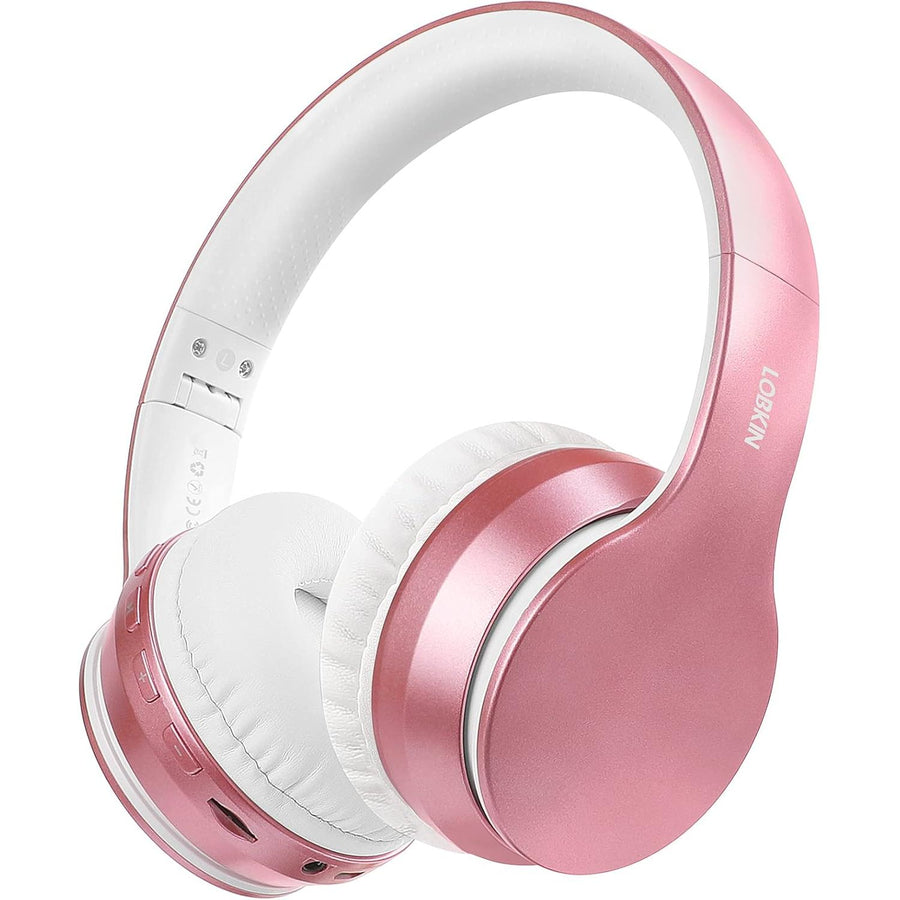 Bluetooth 5.3 Wireless Headphones Over Ear Foldable Stereo Mic LOBKIN